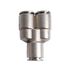Metal Pu Fitting Y-joint 12mm